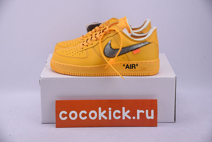 Off-White x Nike Air Force 1 University Gold DD1876-700
