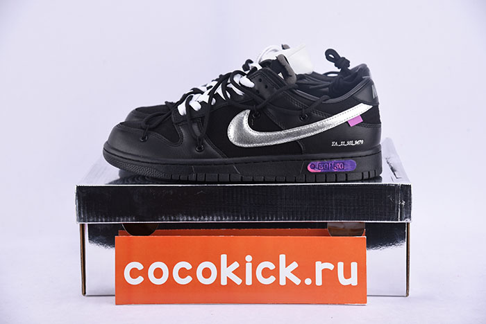 Off-White x Nike Dunk Low Black DM1602-001